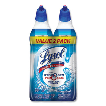 LYSOL® Brand Toilet Bowl Cleaner With Hydrogen Peroxide, Ocean Fresh, 24 Oz, 2-pack freeshipping - TVN Wholesale